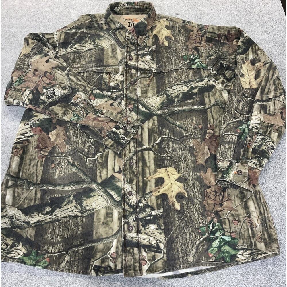 RedHead Shirt Mens 3XLT Camouflage Long Sleeve Silent Hide Hunting Outdoor